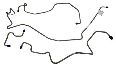 1987-1989 Ford F100 F150 4 WD Front Brake Lines, Stainless steel